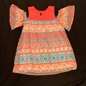 Wonder Nation Girls Cold Shoulder Dress